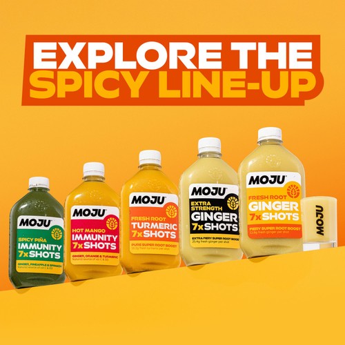 MOJU Turmeric Vitality Dosing Bottle 7x Shots