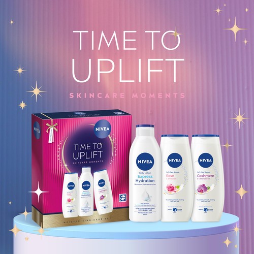 NIVEA Time to Uplift Trio Gift Set