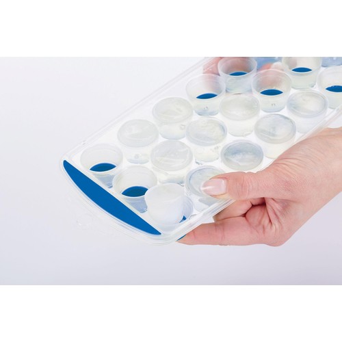 Colourworks Pop Out Flexible Ice Cube Tray, Blue