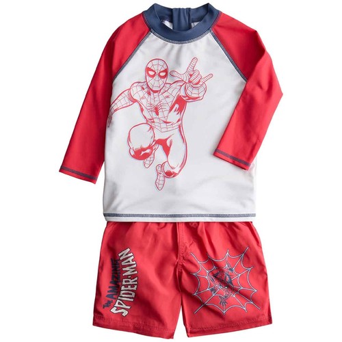 M&S Boys Spider-Man Swim Set, 3-4 Y, Red