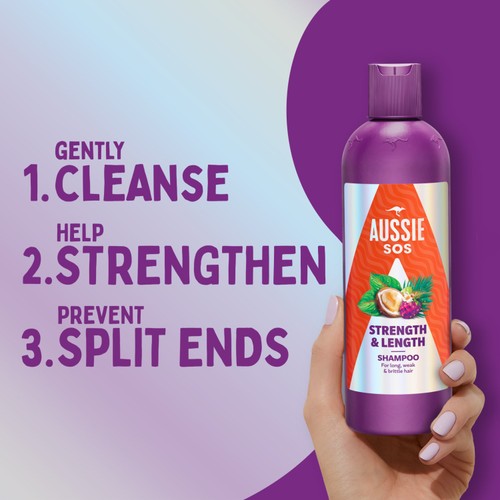 Aussie SOS Strength & Length Shampoo 