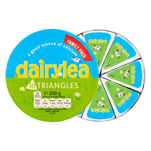 Dairylea Cheese Spread Triangles 16 Pack
