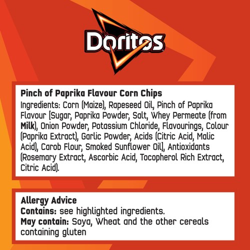 Doritos Dip or Load Paprika Tortilla Chips Sharing Crisps