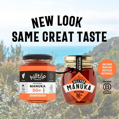 Hilltop Honey Manuka MGO50+ Honey
