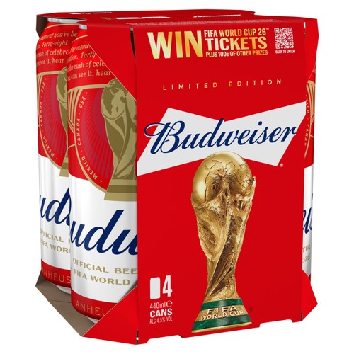 Budweiser Lager Beer Cans