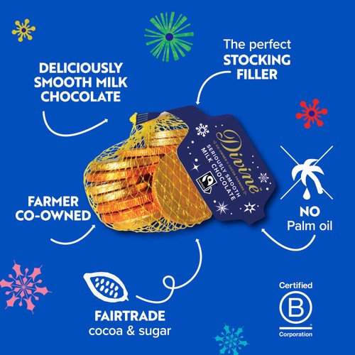 Divine Milk Chocolate Coins