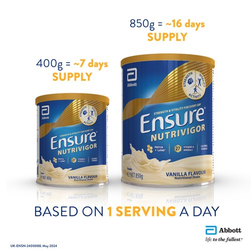 Ensure NutriVigor, Vanilla Flavour Nutritional Shake