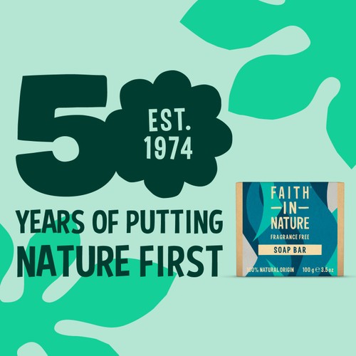 Faith in Nature Unfragranced Pure Hand Made Soap Bar