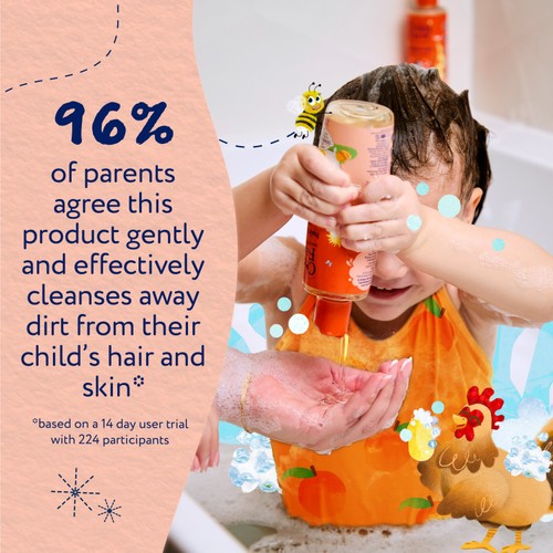Childs Farm Hair & Body Wash, Sweet Orange