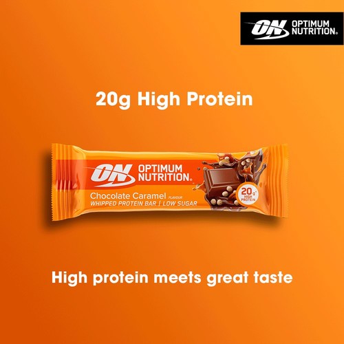 Optimum Nutrition Whipped Protein Bar Chocolate Caramel Protein Bar