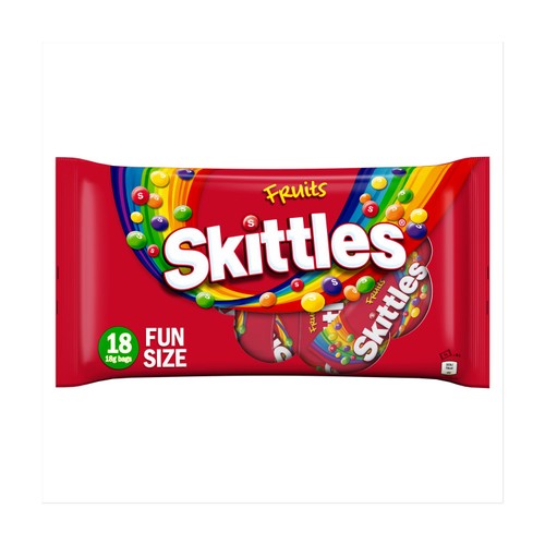 Skittles Vegan Chewy Sweets Fruit Flavoured Funsize Bags