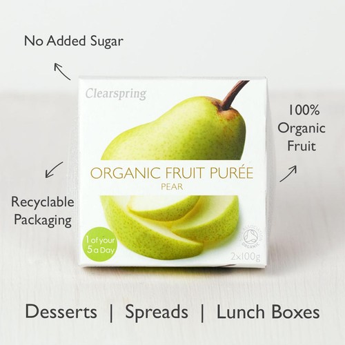 Clearspring Organic Pear Puree