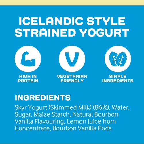 Arla Skyr Vanilla Icelandic Style Yogurt