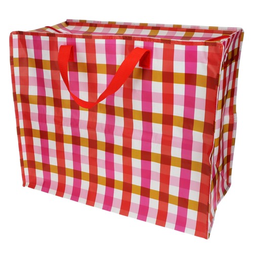 Rex London Pink Gingham Jumbo Storage Bag