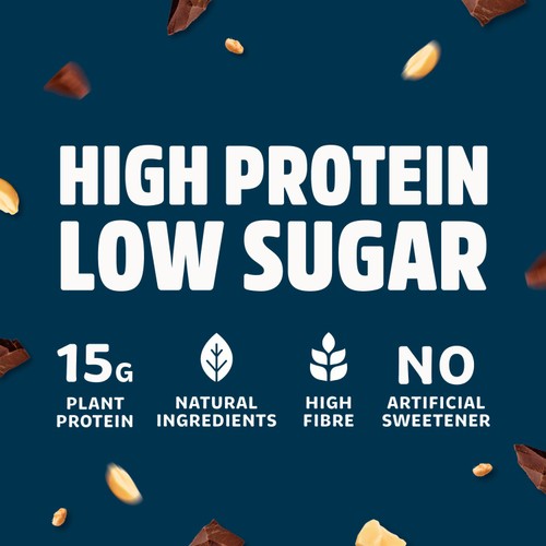 TREK High Protein Low Sugar Choc Peanut Protein Bar