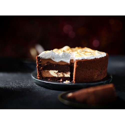M&S Triple Choc S'Mores Iced Cream Cake