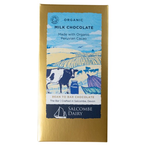 Salcombe Dairy Organic Milk Chocolate Bar