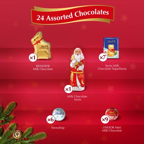 Lindt Milk Chocolate Advent Calendar