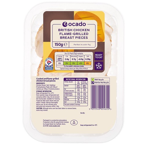 Ocado British Flame-grilled Chicken Breast Pieces