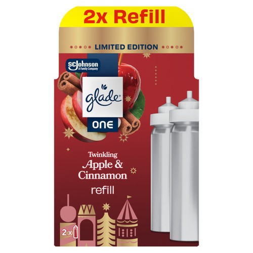 Glade ONE Duo Refill Twinkling Apple & Cinnamon