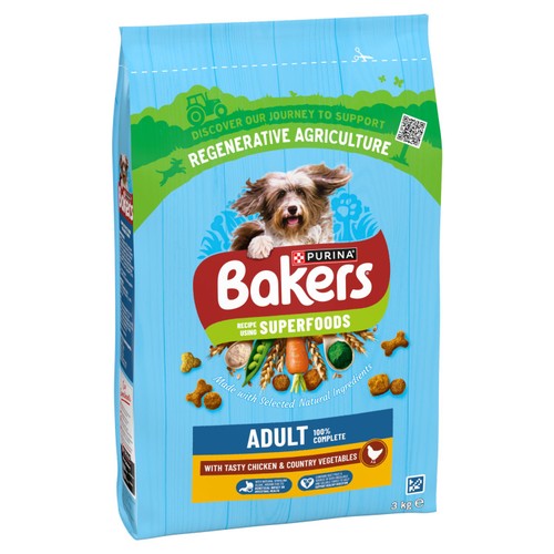 Bakers Chicken with Vegetables Dry Dog Food 