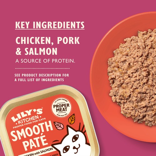 Lily's Kitchen Cat Smooth Chicken & Salmon Pate
