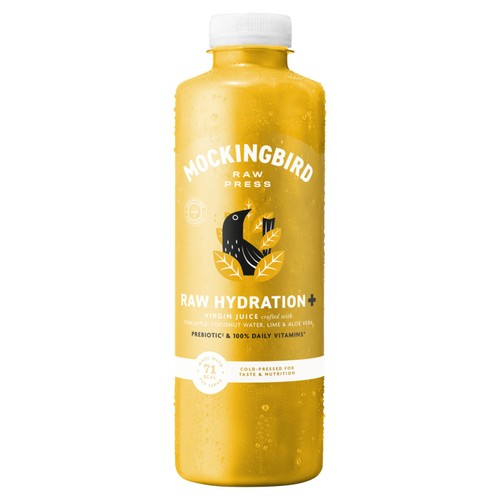 Mockingbird Raw Hydration Juice, Coconut Water, Pineapple, Lime