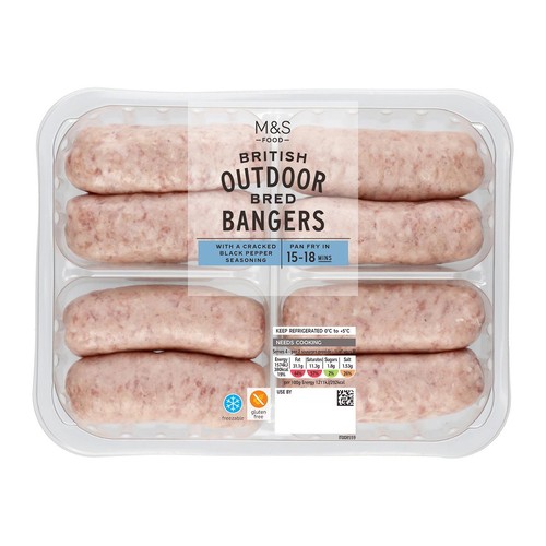 M&S Grill 8 Outdoor Bred Bangers