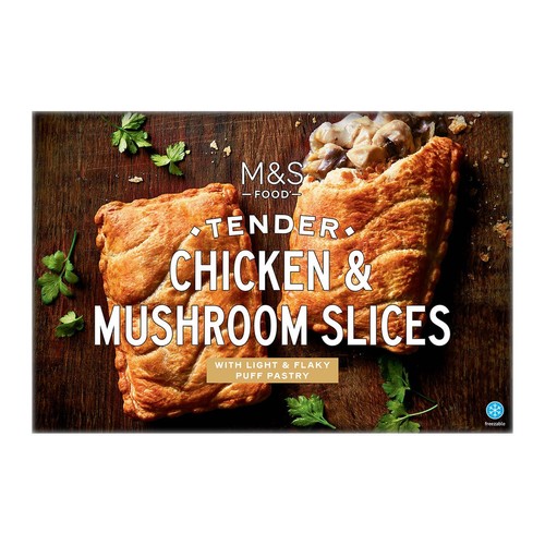 M&S 2 Chicken & Mushroom Slices