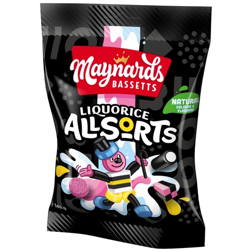 Maynards Bassetts Liquorice Allsorts Sweets Bag