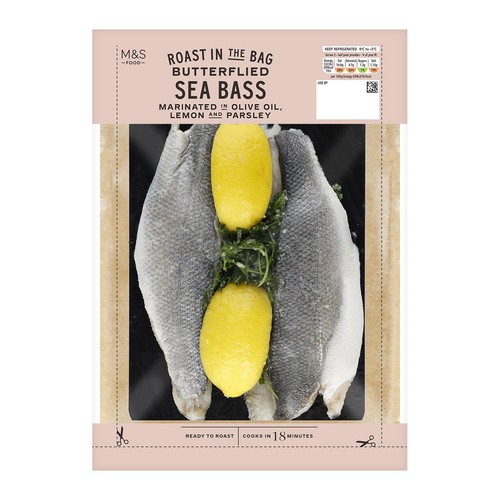 M&S Butterfly Seabss Roast in Bag