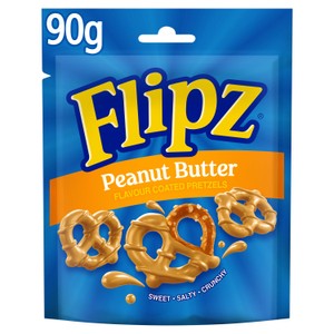 Flipz Peanut Butter Flavour Coated Pretzels