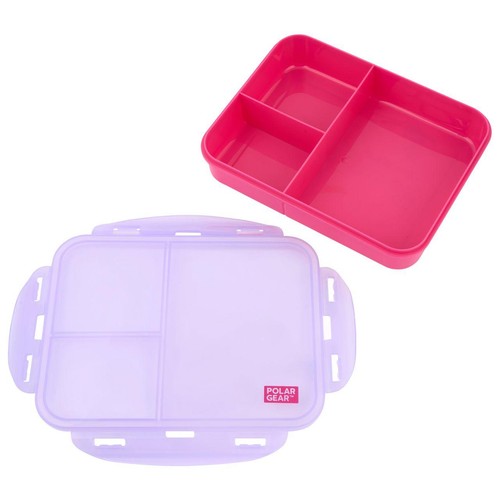 Polar Gear Kids 3 Section Sticker Box Lilac/Rose