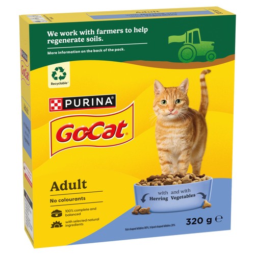 Go-Cat Herring with Vegtables Dry Cat Food