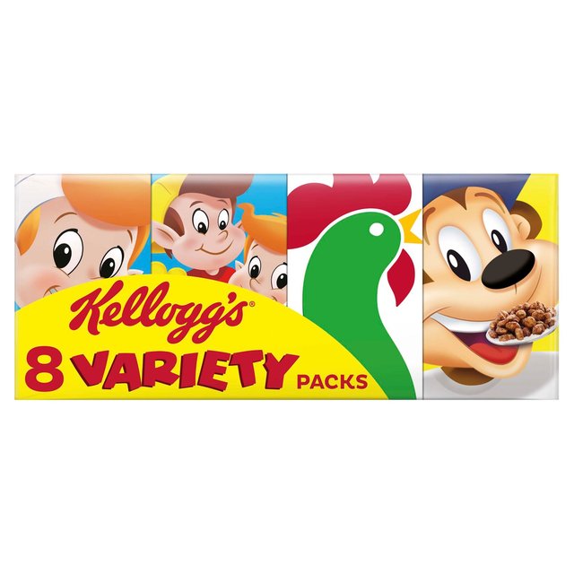 Kellogg’s Variety Pack Breakfast Cereal, 196g