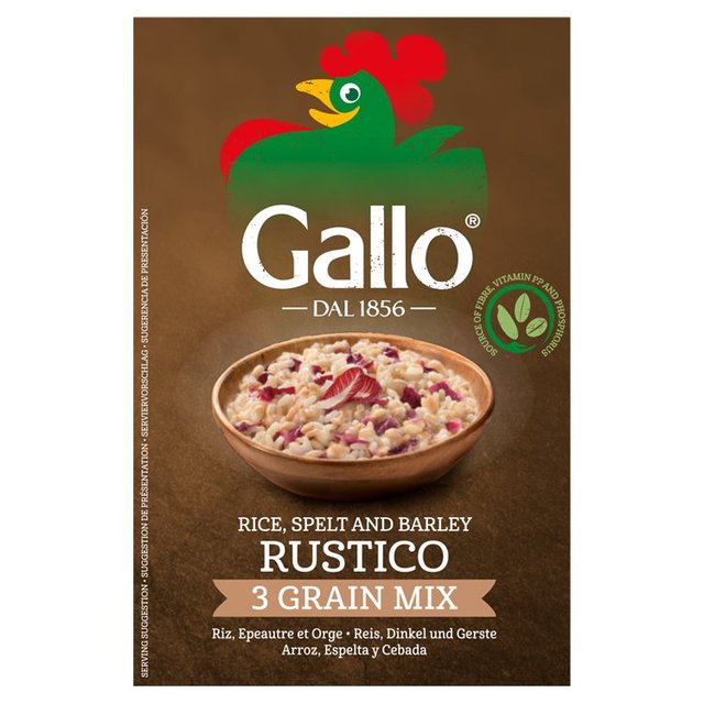 Riso Gallo 3 Grain Rice, Barley & Spelt Risotto, 400g