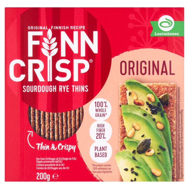 Finn Crisp Harvest Slims Rye Crispbread, 200g