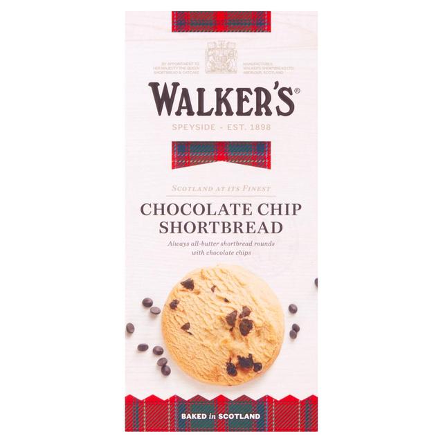 Walkers Chocolate Chip Shortbread, 150g