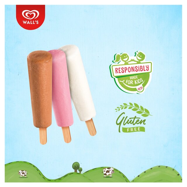 Mini Milk Vanilla Strawberry Chocolate Ice Cream Lolly Ocado Mini Milk Vanilla Strawberry Chocolate Ice Cream Lolly Ocado