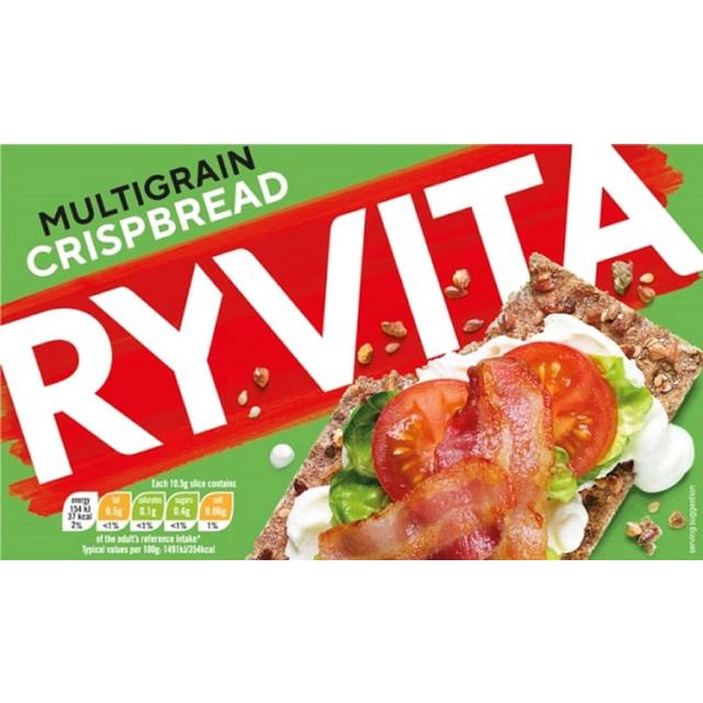 Ryvita Crispbread Multigrain Crackers, 250g