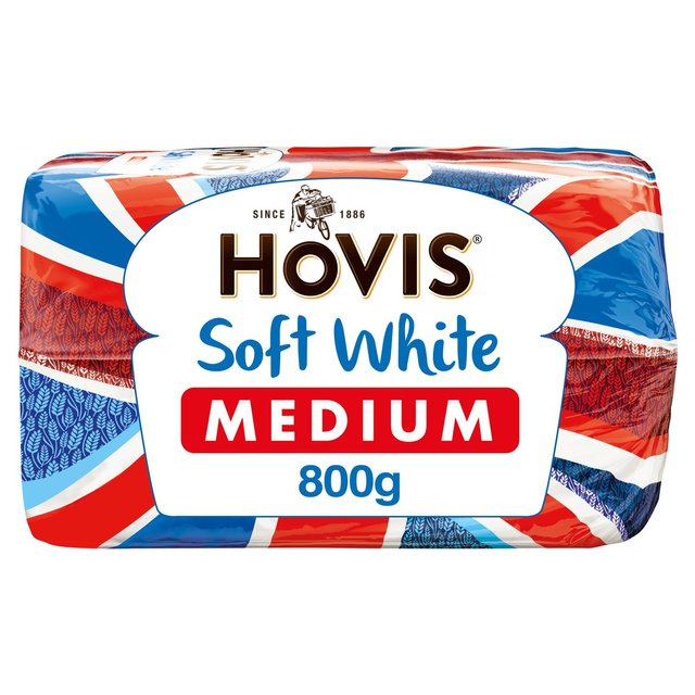 Hovis Medium Sliced Soft White Bread, 800g