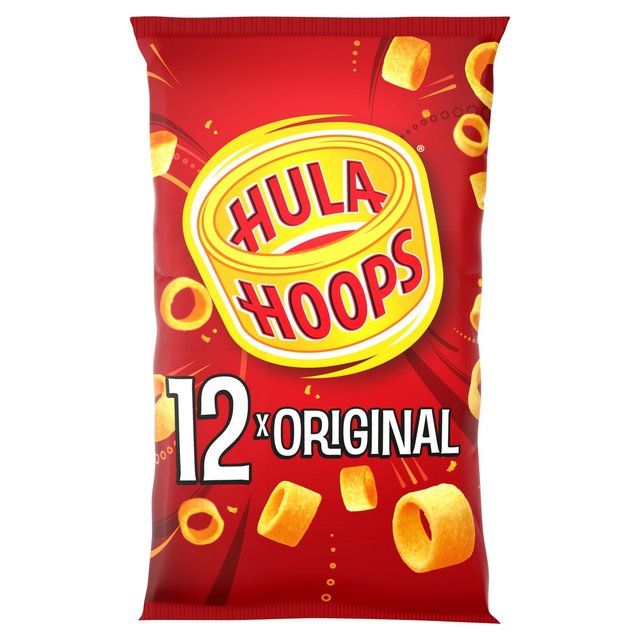 Hula Hoops Original Multipack Crisps, 12 Per Pack