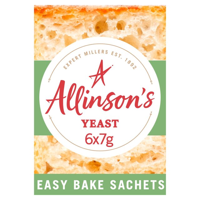 Allinson’s Easy Bake Yeast, 6 x 7g
