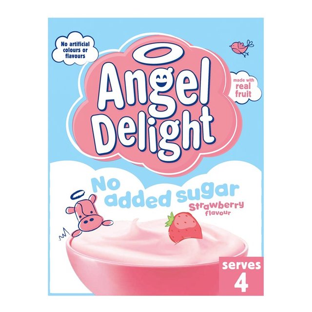 Angel Delight Strawberry No Added Sugar, 47g