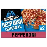 Chicago Town 2 Deep Dish Pepperoni Mini Pizzas