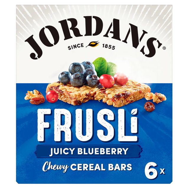 Jordans Blueberry Burst Frusli Cereal Bars, 6 x 30g
