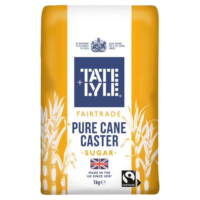 Tate & Lyle Fairtrade Caster Sugar, 1kg
