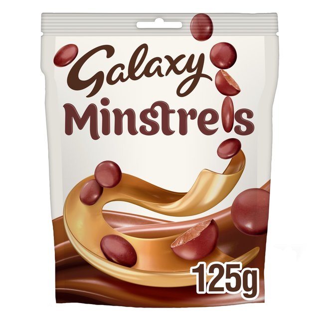 Galaxy Minstrels Milk Chocolate Buttons Pouch Bag, 125g