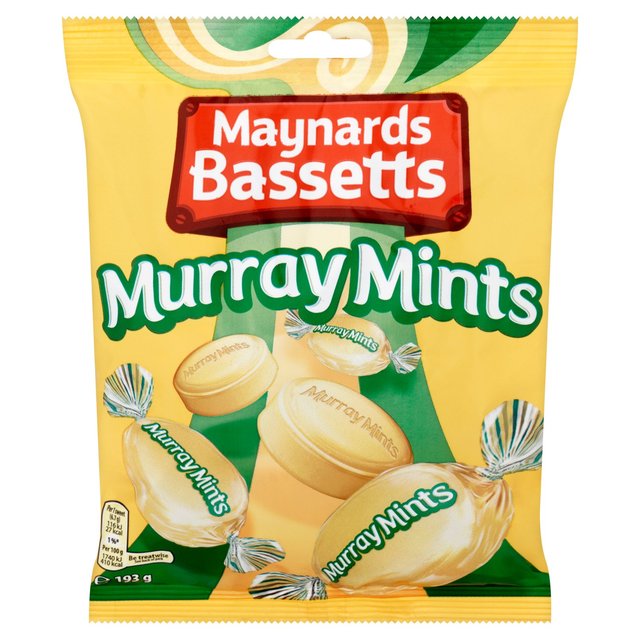 Maynards Bassetts Murray Mints Sweets Bag, 193g