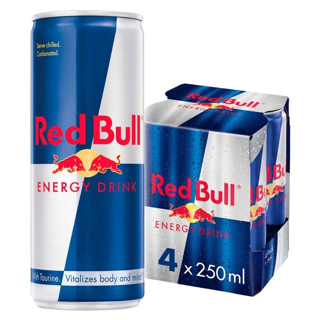 Red Bull Energy Drink, 4 x 250ml